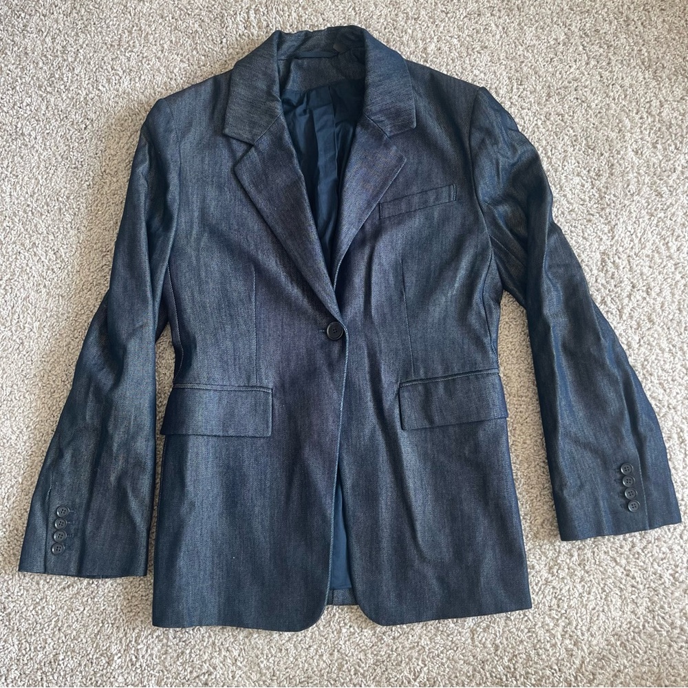COS One Button Navy Blazer